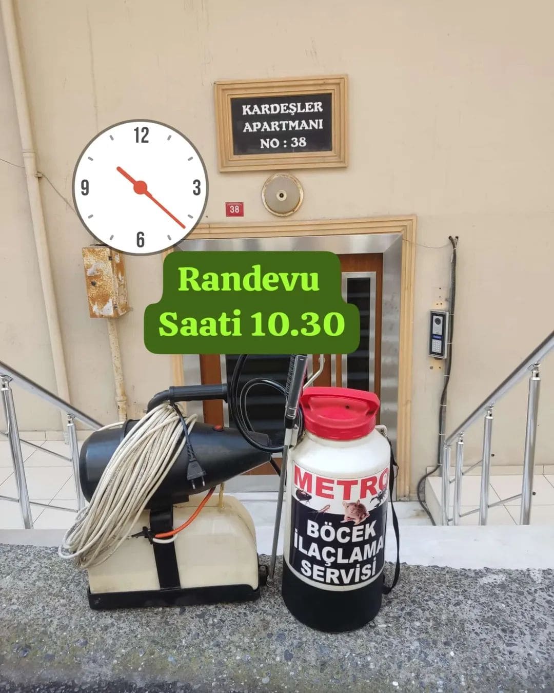 Metro Böcek İlaçlama Randevu Uygulaması 28